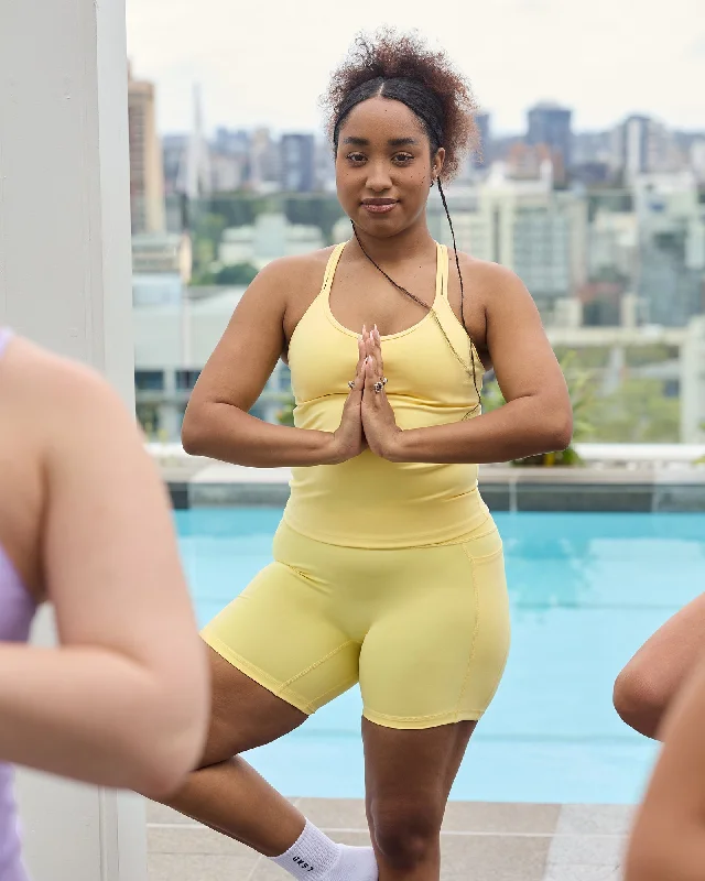 Balance Active Shelf Bra Tank - Lemon