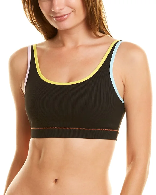 Solid & Striped Sport High Tide Ribbed Bra