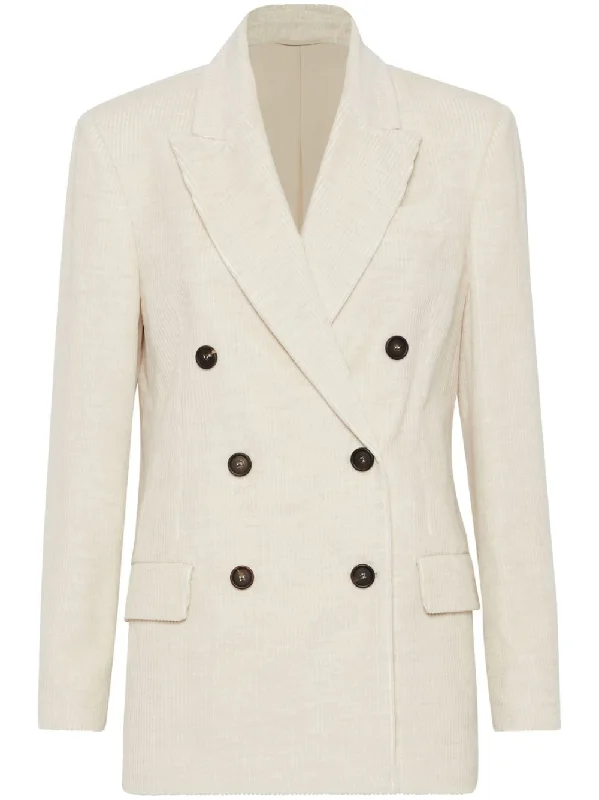 Brunello Cucinelli Women's Jackets ivory