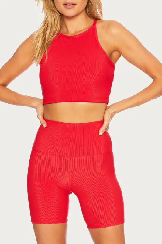 Bike Short In Red