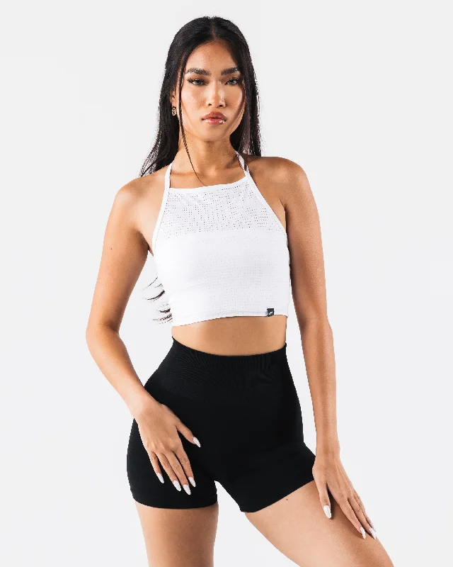 Margo Mesh Tank - White