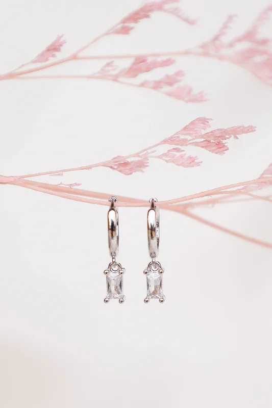 Sadie Drop Earrings - Silver