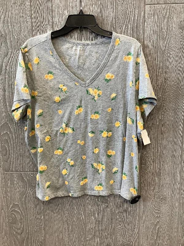 Grey Top Short Sleeve Old Navy, Size Xxl