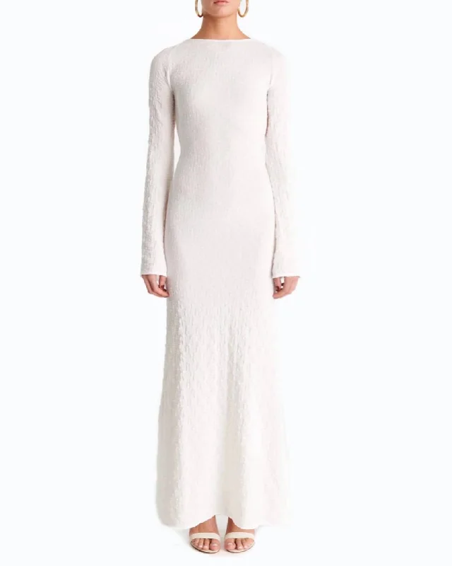 Lanora Maxi Dress In White