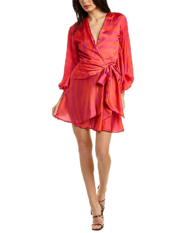 Liliana Meza Wynter Mini Wrap Dress