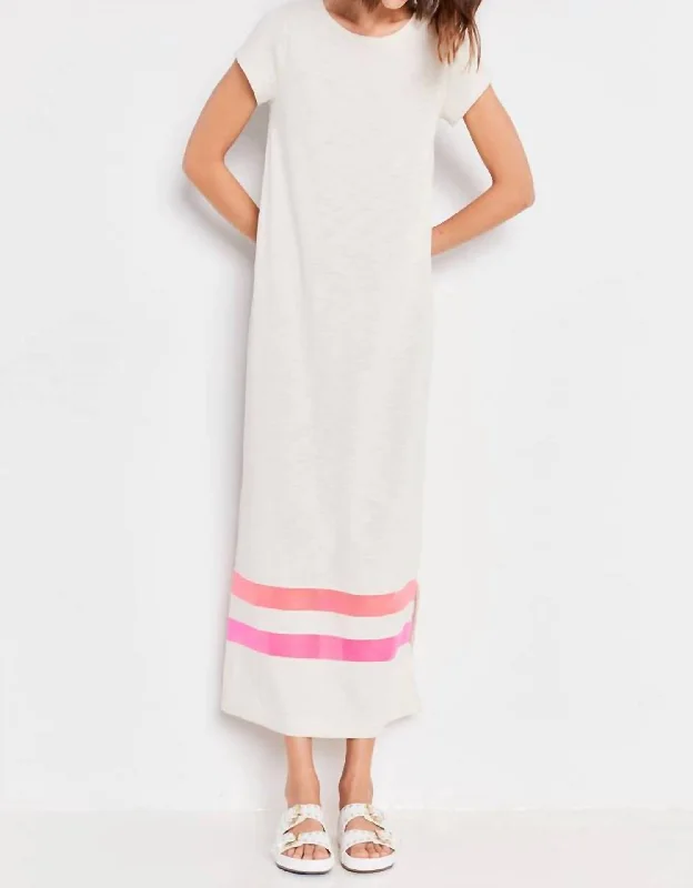 Mesher Maxi Dress In Bluff