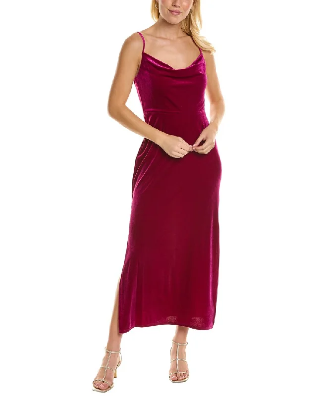 Taylor Stretch Velvet Maxi Dress