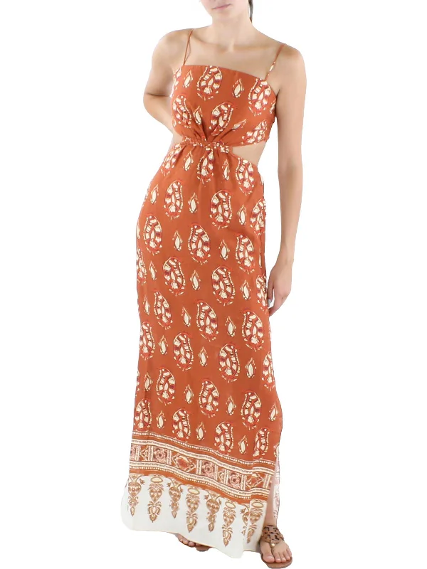 Womens Open Back Maxi Sundress