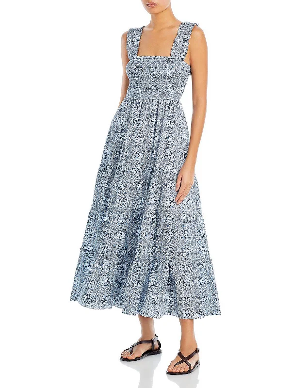 Womens Tiered Long Maxi Dress