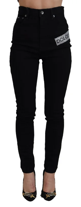 Dolce & Gabbana Chic High Waist Slim Fit  Women's Jeans