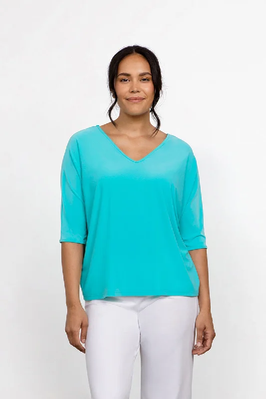 Reversible Cinch Top | Aqua