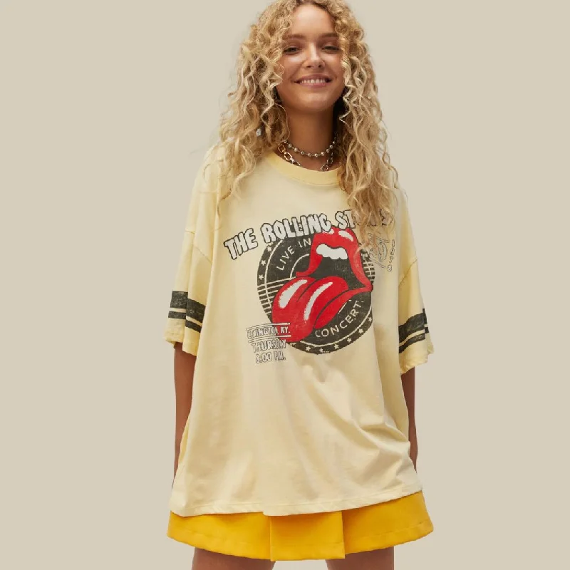 Rolling Stones Concert Stamp Tee (Yellow Fizz)