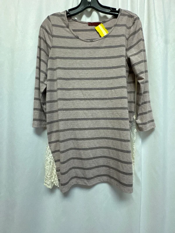 Top Long Sleeve By Bke In Purple, Size: Xs