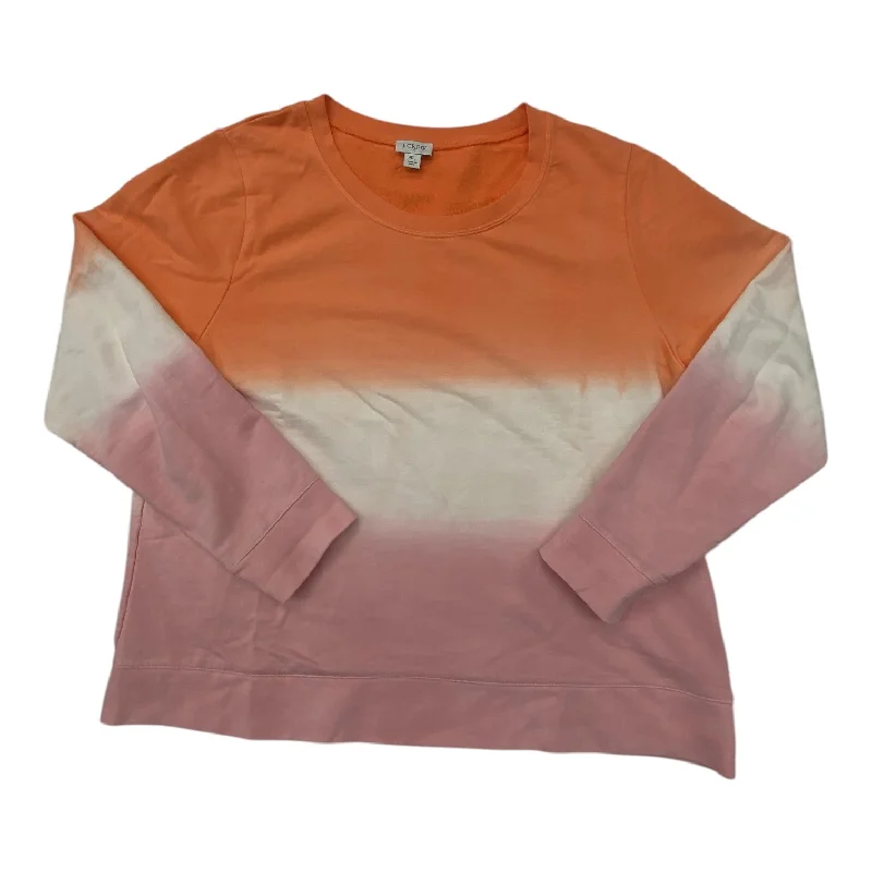 Top Long Sleeve By J. Crew In Multi-colored, Size: Xl