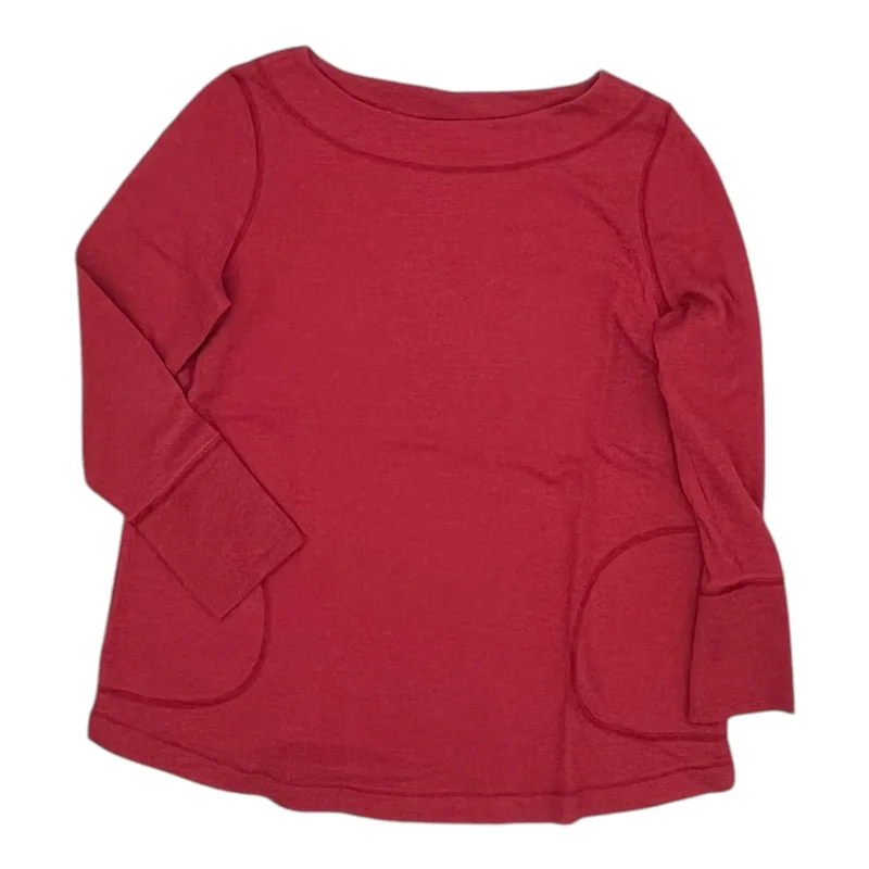 Top Ls By J. Jill In Red, Size:Mp