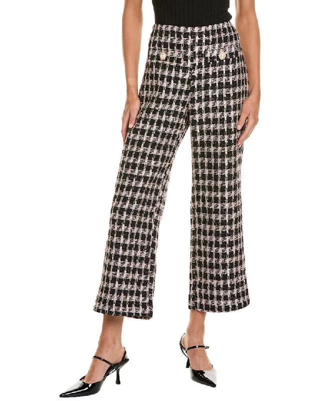 Alexia Admor Jayden Wide Leg Tweed Pant