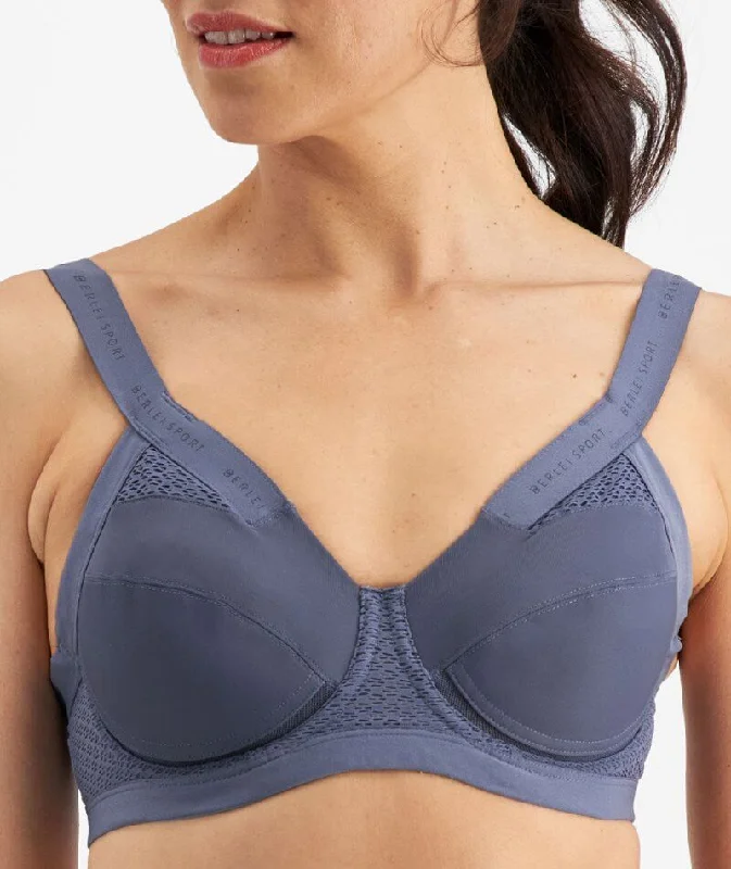 Berlei Shift Underwire Sports Bra - Grey Suede