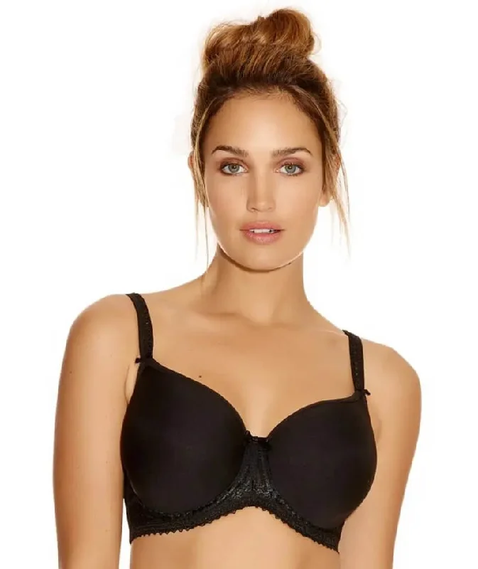 Fantasie Rebecca Moulded Spacer with Embroidery Underwired Bra - Black