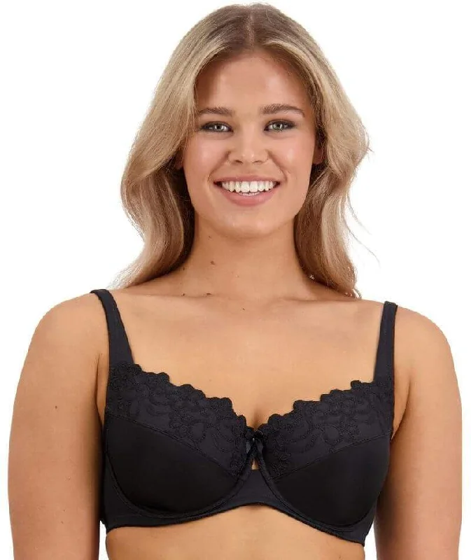 Fayreform Coral Minimiser Bra - Black