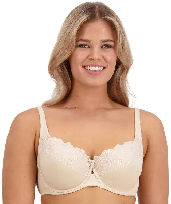 Fayreform Coral Minimiser Bra - Latte