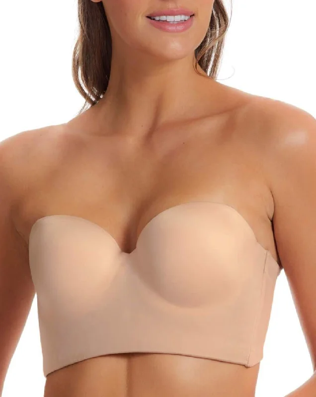 Finelines Flawless Fit Strapless Longline Bra - Maple