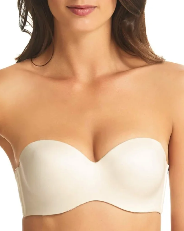 Finelines Memory Strapless Bra - Ivory