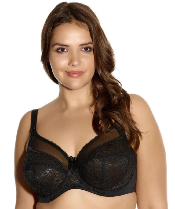 Goddess Adelaide Banded Underwired Bra - Black