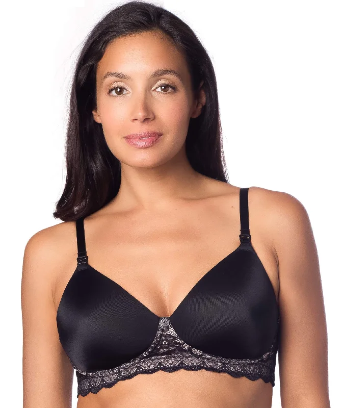 Hotmilk Captivation Maternity & Nursing Wire-free Bra - Black