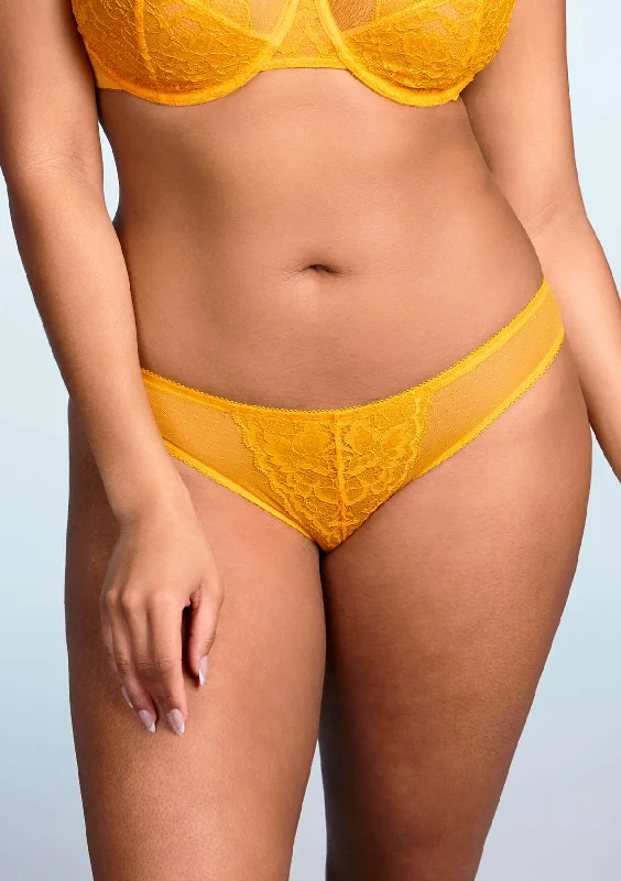 Enchante Lace Cadmium Yellow Bikini Underwear