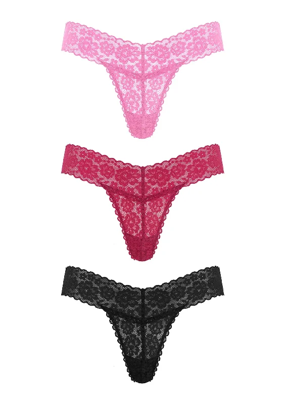 Pink+Red+Black (3 Pack)