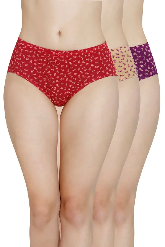 Inner Elastic Waistband Hipster Panty (Pack of 3)