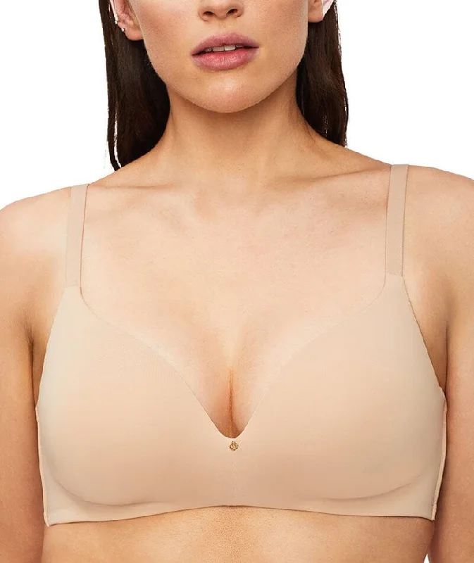 Nancy Ganz Revive Smooth Wire-free Full Cup Bra - Warm Taupe