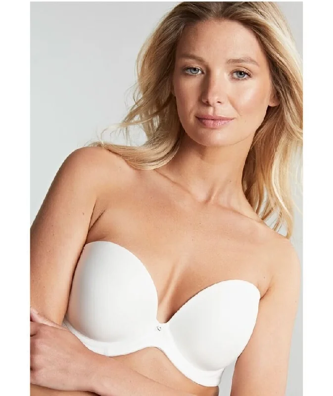 Panache Faith Moulded Strapless Bra - Ivory