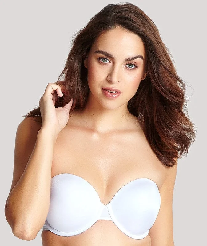 Panache Porcelain Elan Underwired Strapless Bra - White