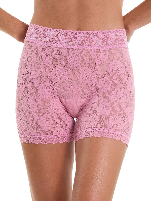 Signature Lace Boxer Brief Tea Cake Pink