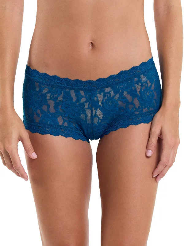 Signature Lace Boyshort North Pole Green