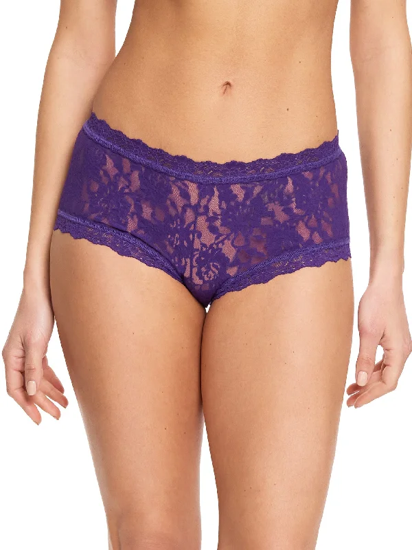 Signature Lace Boyshort Snow Day Purple