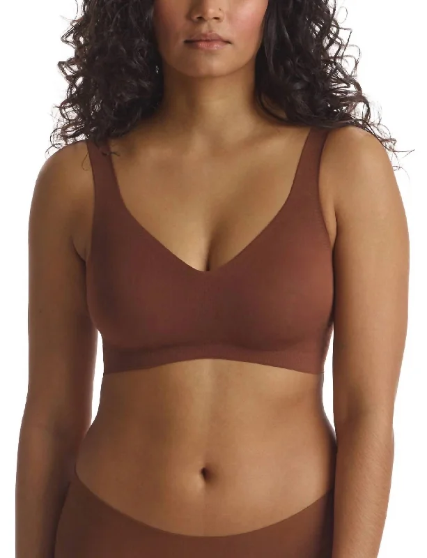 Butter Soft Support Bralette In Cinnamon