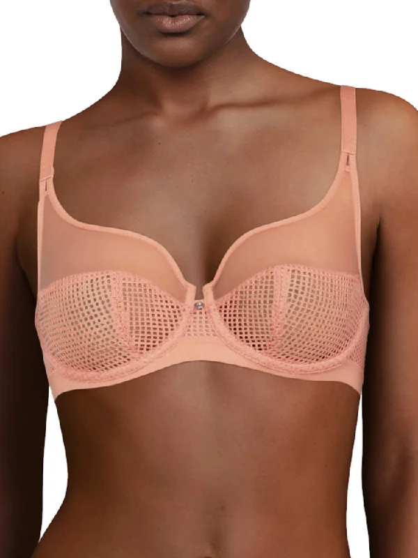 Motif Plunge Bra - Blush