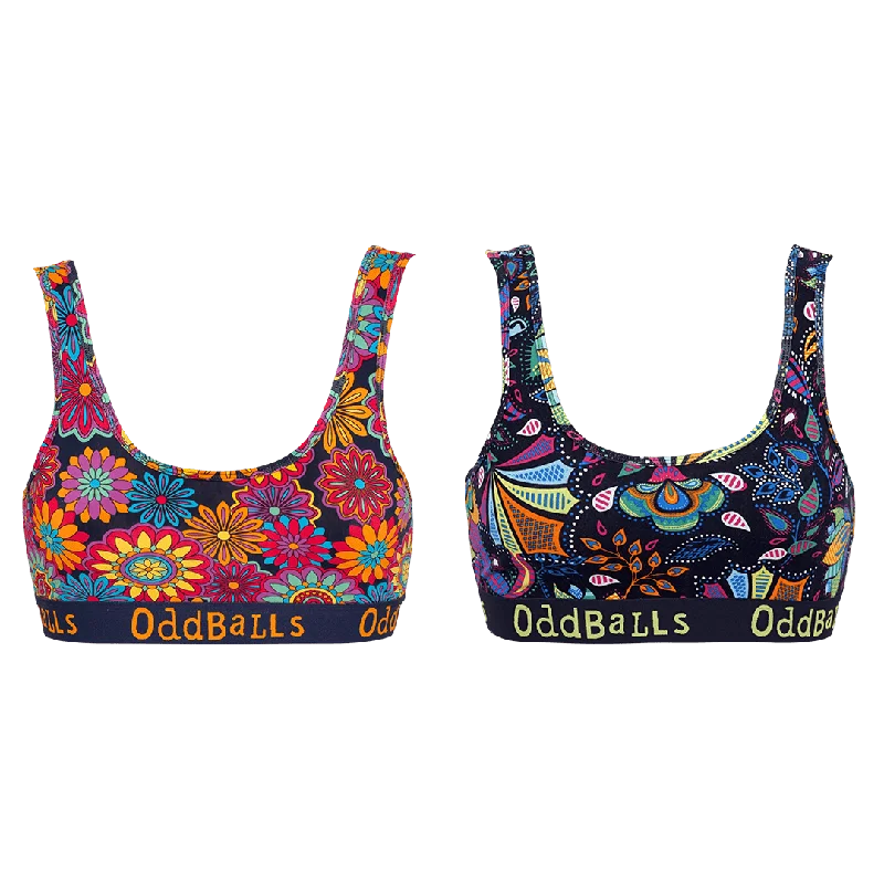 Floral Bundle - Ladies Bralette 2 Pack Bundle