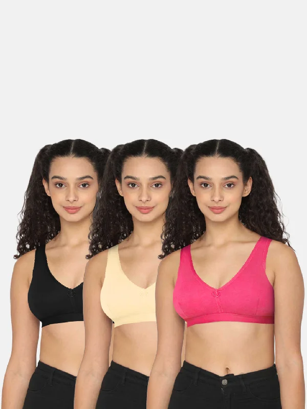 Naidu Hall Teenage Beginners Bra Combo Pack – Soft, Supportive, and Perfect for Everyday Comfort (C66)