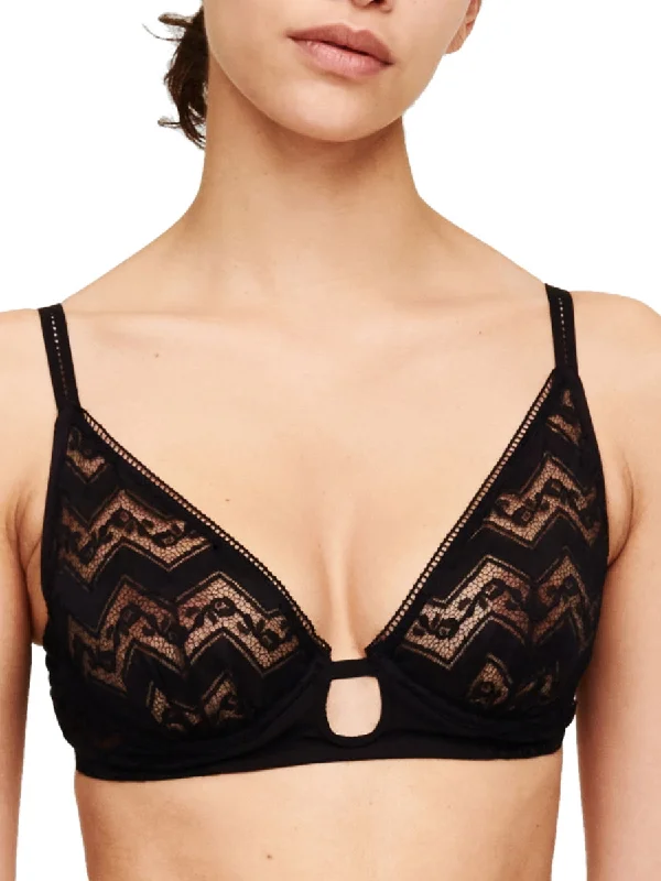 Nocturne Plunge Bra - Black