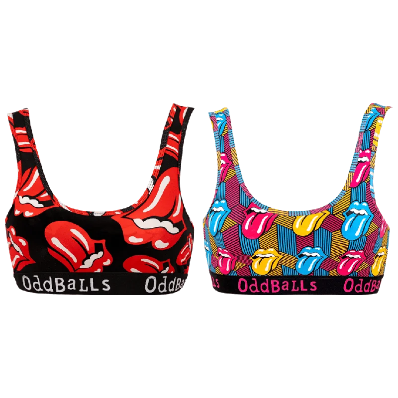 The Rolling Stones - Ladies Bralette 2 Pack Bundle