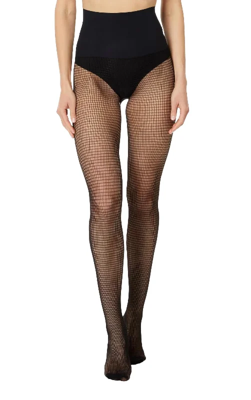 Square Net Tight In Black