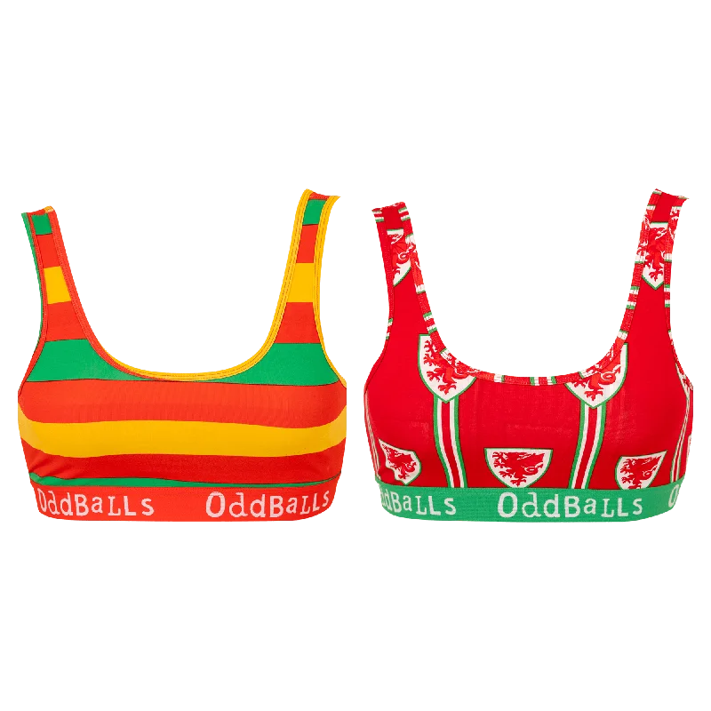 FA Wales Bundle - Ladies Bralette 2 Pack Bundle